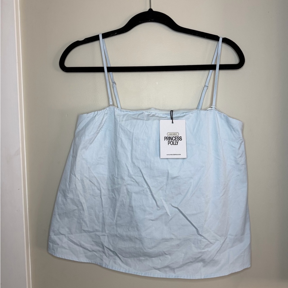 Princess Polly Sky Blue Camisole Top